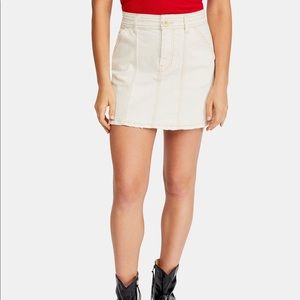 NWOT Free people A-line mini skirt